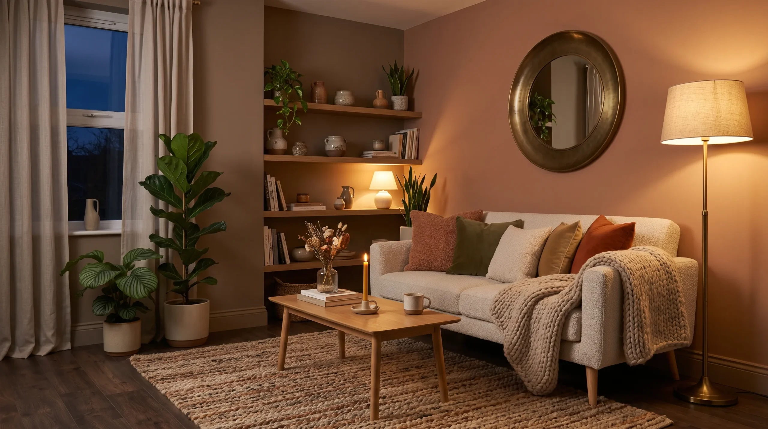 9 small warm and cozy living room ideas​
