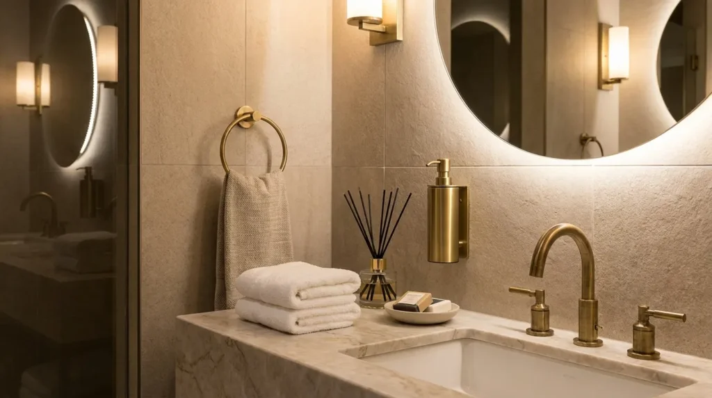 Add finishing touches that feel hotel quality