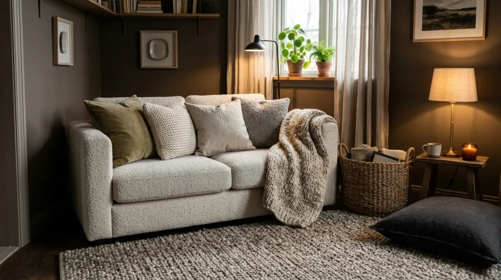 Add texture through textiles