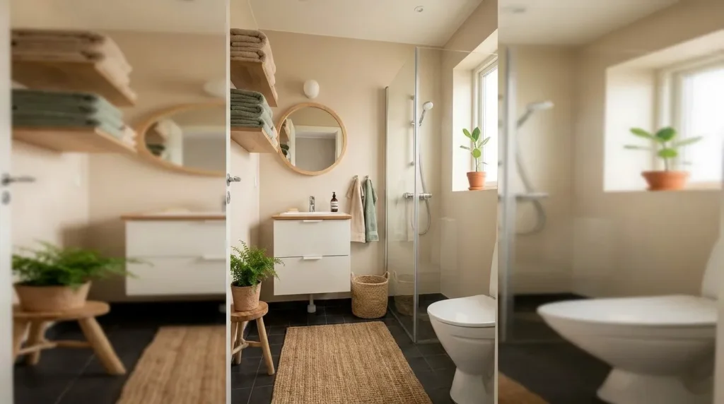Add warmth through textiles and small decor