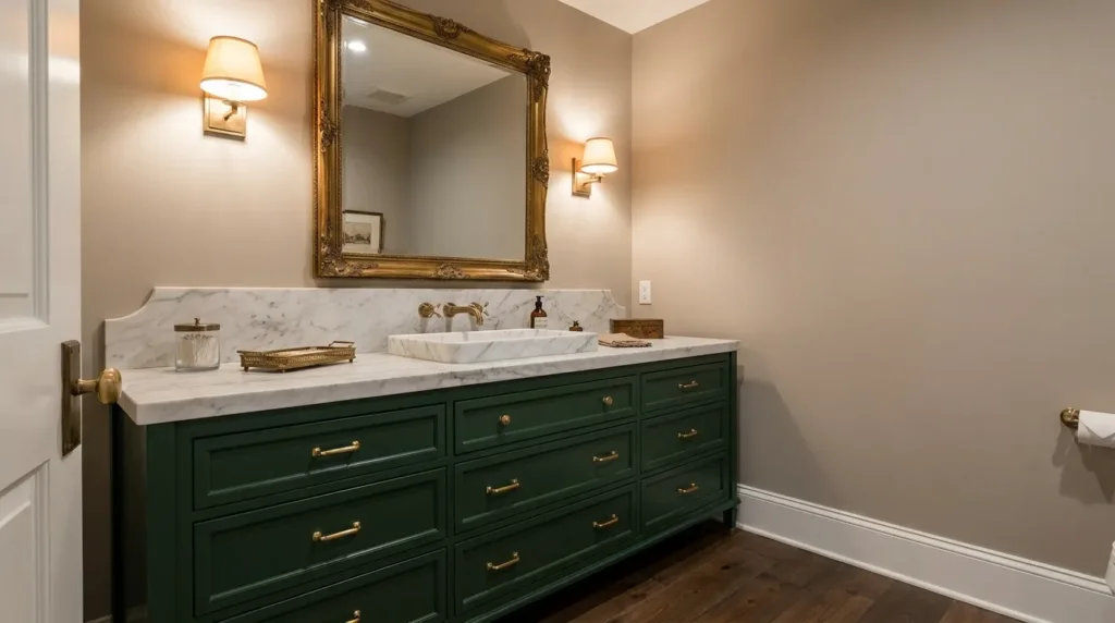 Add a furniture style vanity