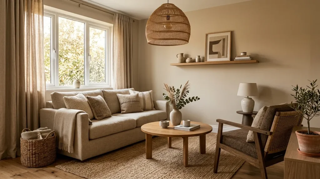 Bring in natural materials for texture and warmth