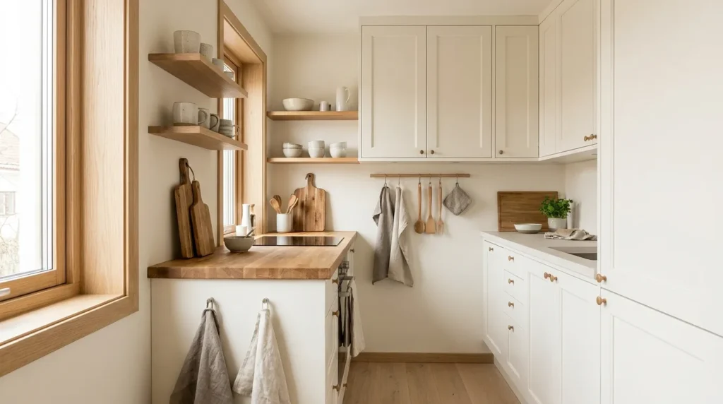 Bring in natural wood accents