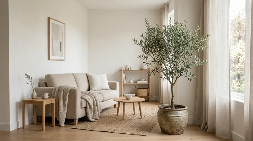 Bring in a single, well placed plant