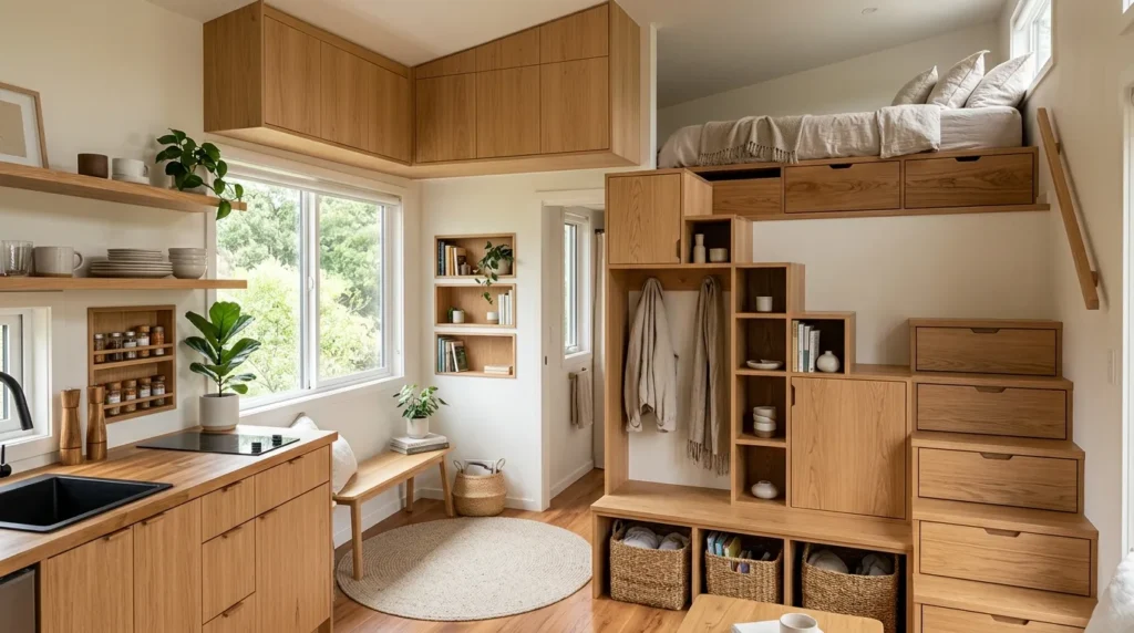 Build storage into every available surface