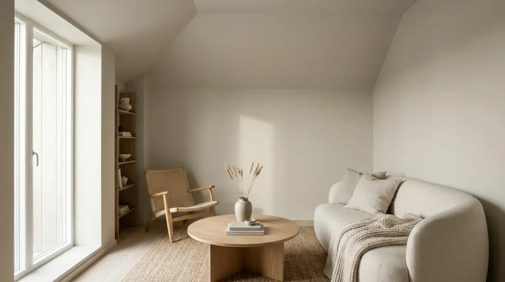 Carry the wall color onto the ceiling