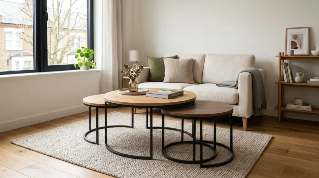 Choose nesting tables for flexible surface space