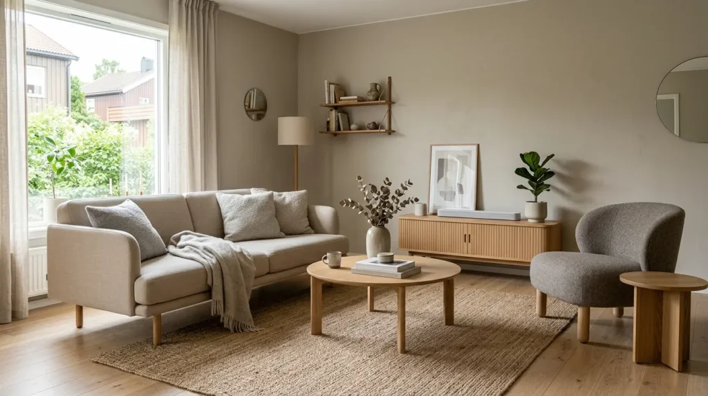 Choose simple, functional furniture