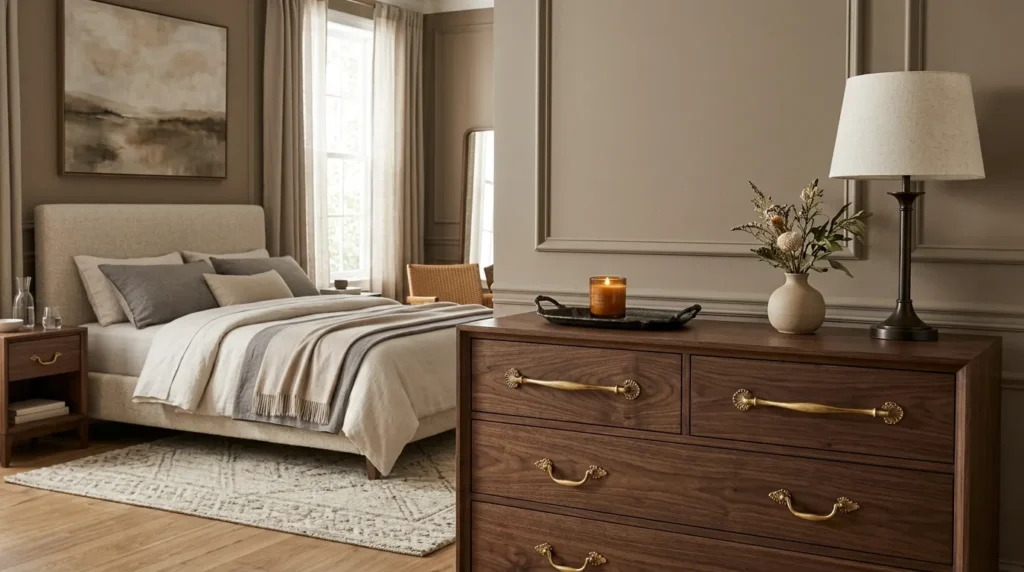 Choose a dresser with substantial hardware