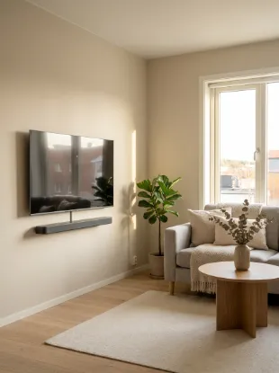 Choose a slim profile soundbar