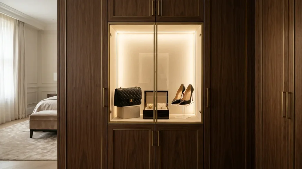 Create a dedicated display niche