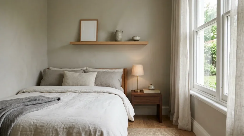 Declutter ruthlessly and style intentionally