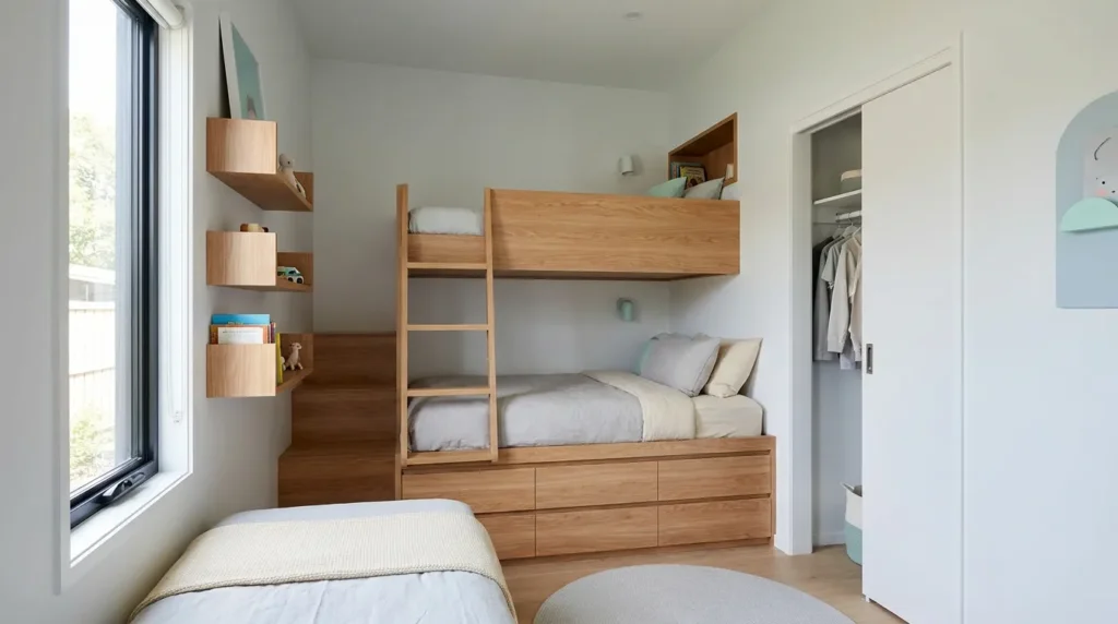 Design bedrooms around storage, not square footage