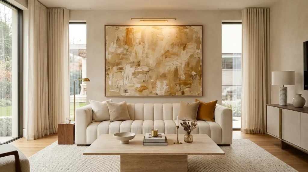 Display art as a central design element, not an afterthough