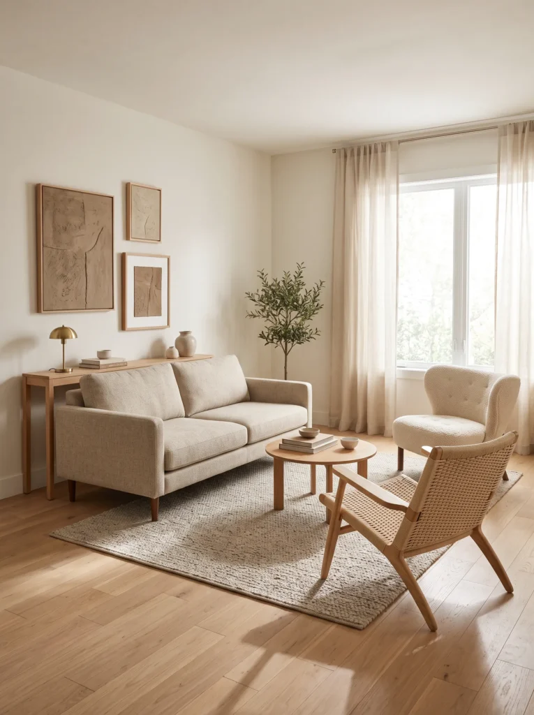 Float your furniture away from the walls