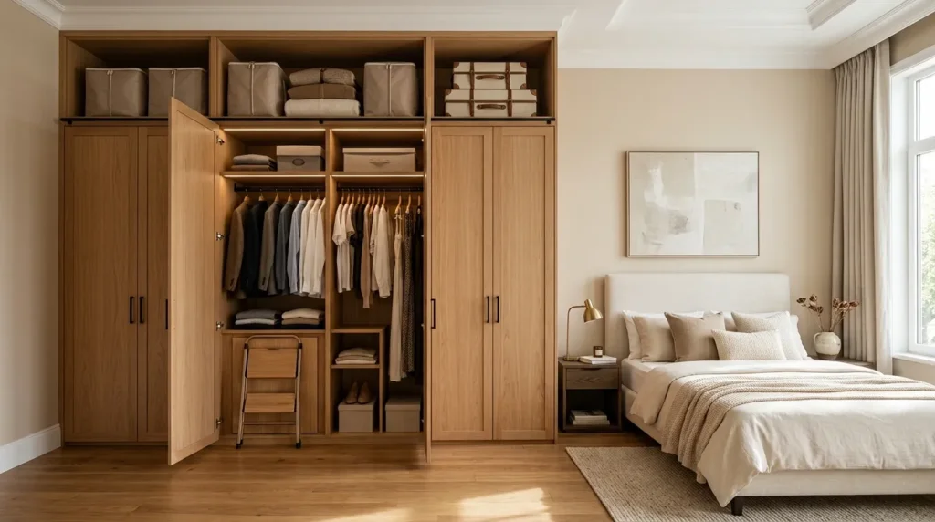 Floor to ceiling cabinetry for maximum capacity
