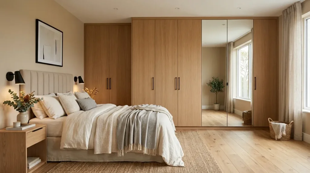 Include a full length mirror within the design