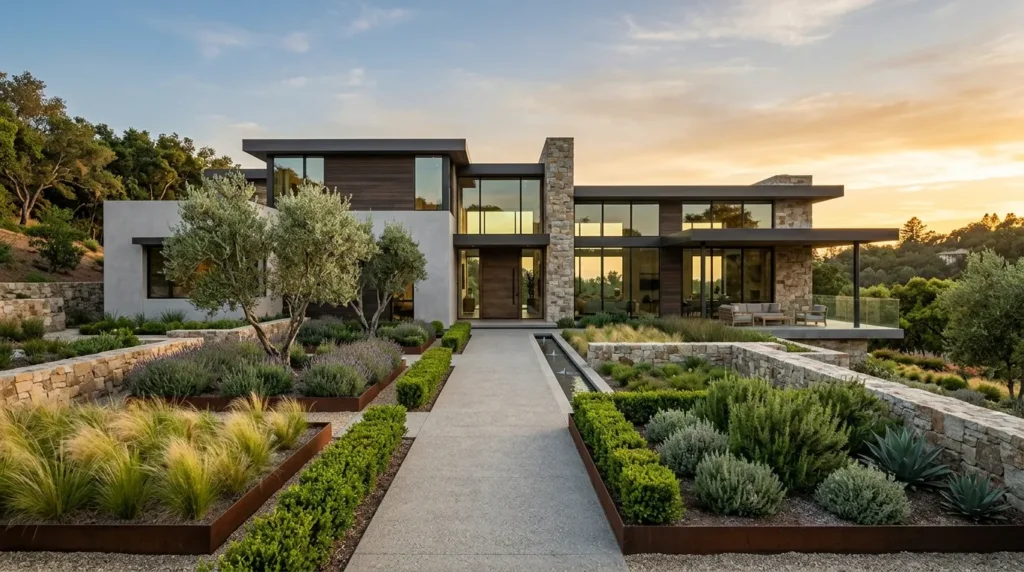 Integrate landscaping as part of the architecture