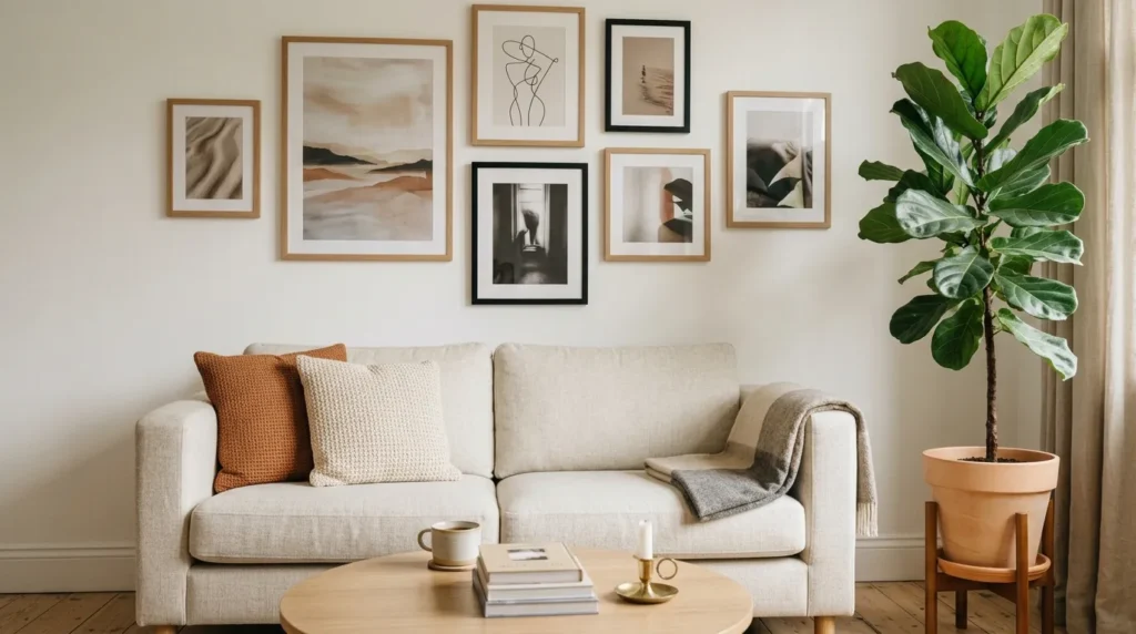 Keep decor simple, purposeful, and personal