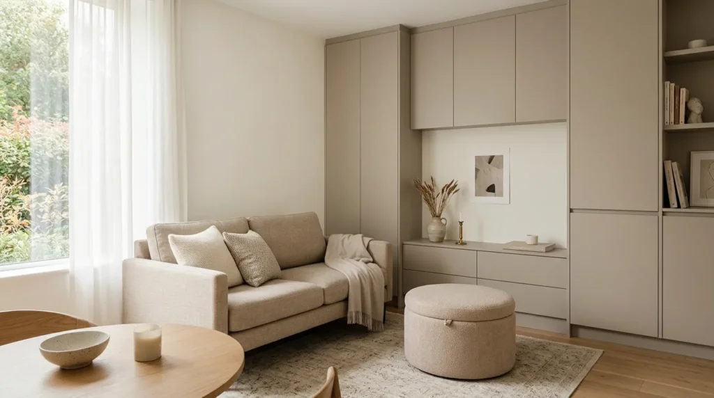 Keep storage hidden, not just organized