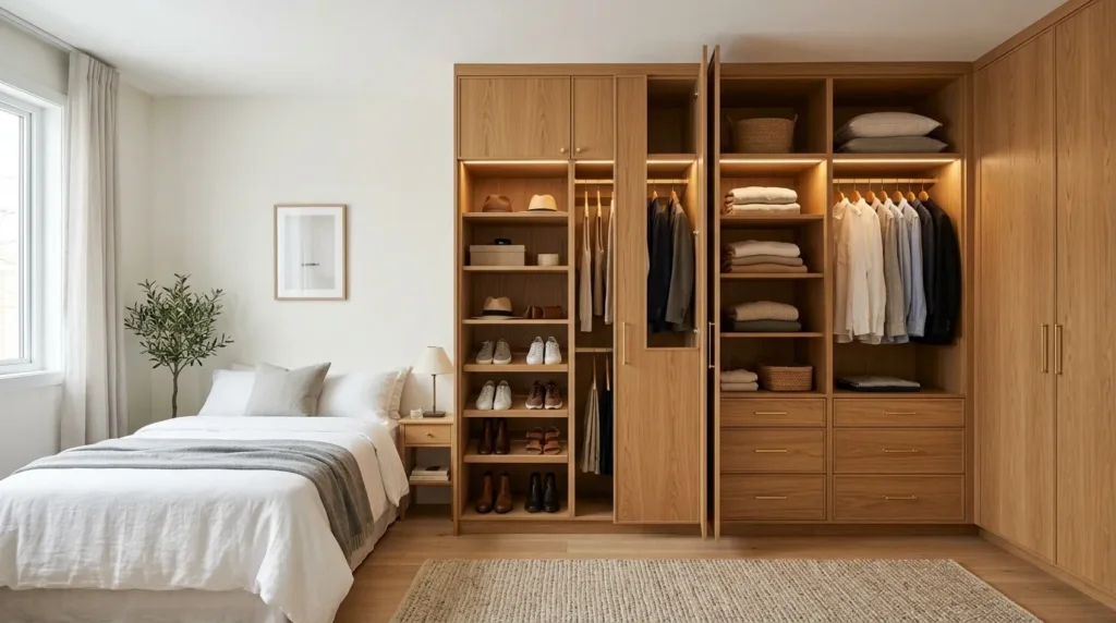 Maximize vertical space with custom fit shelving
