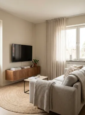 Pick a tv size that matches the room