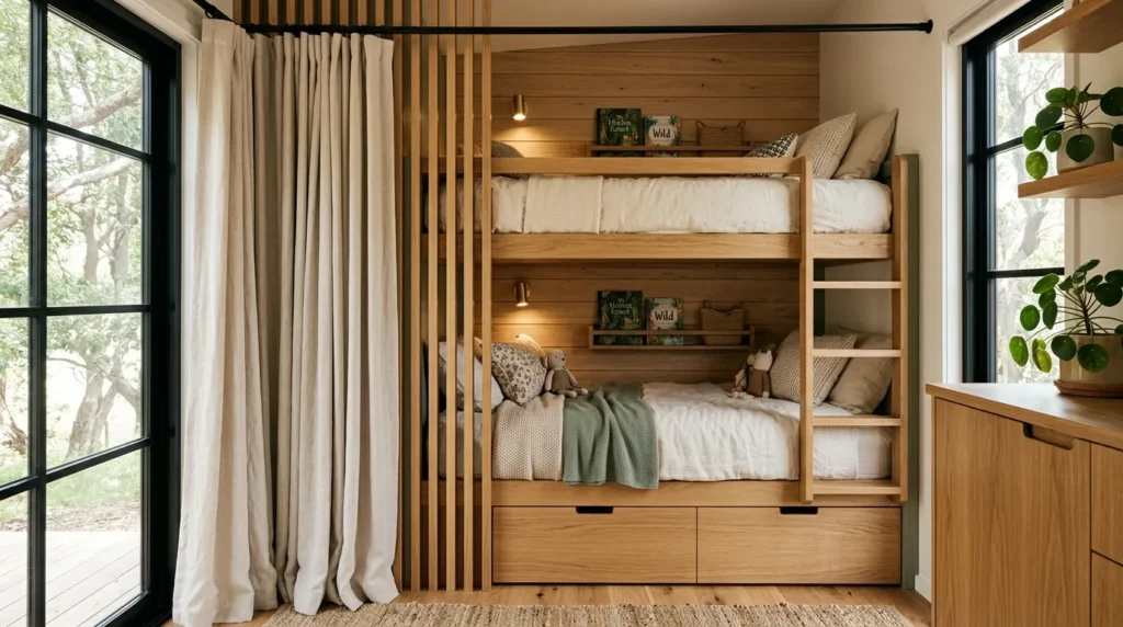 Prioritize a separate sleeping space for kids