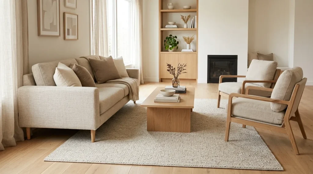 Rely on rugs to define, not divide