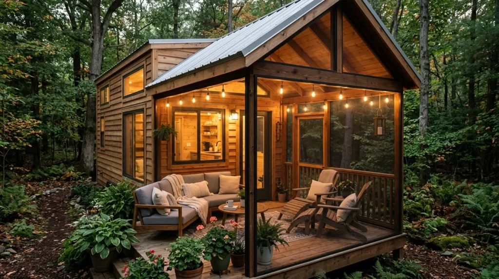 Screened in porches for bug free outdoor living