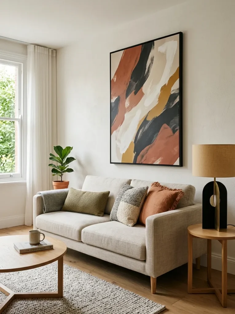 Stick to a few statement pieces instead of many small ones