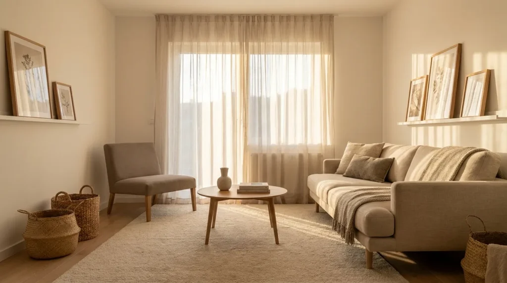 The minimalist neutral retreat