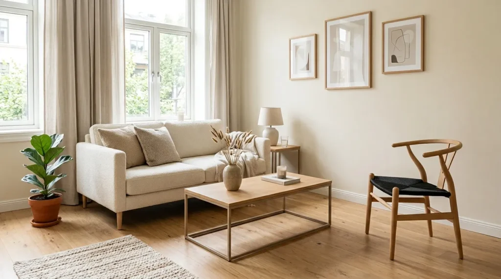 Use furniture with slim profiles