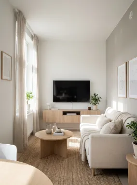 Use light colors on the walls
