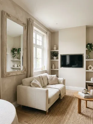 Use mirrors to bounce light around