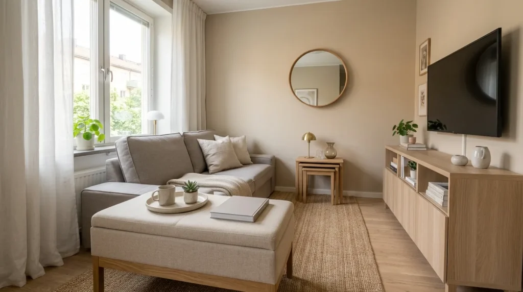 Use multi functional furniture
