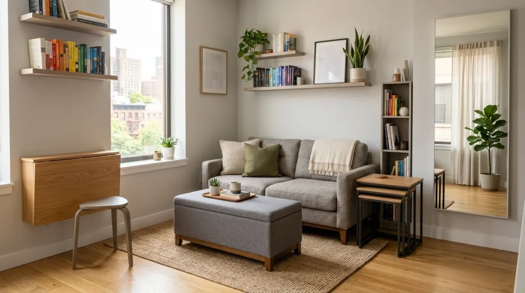 Use multi functional furniture