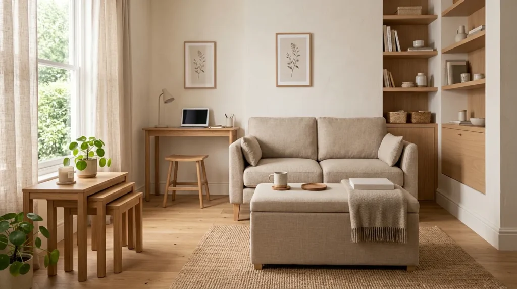 Use multi functional furniture wherever possible