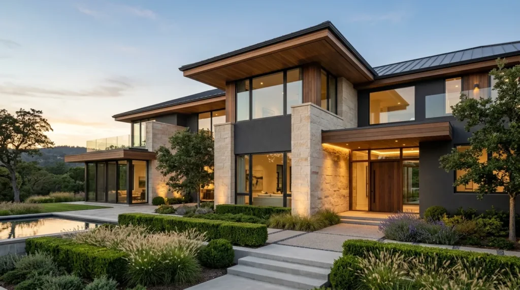 What makes an exterior feel like luxury architecture