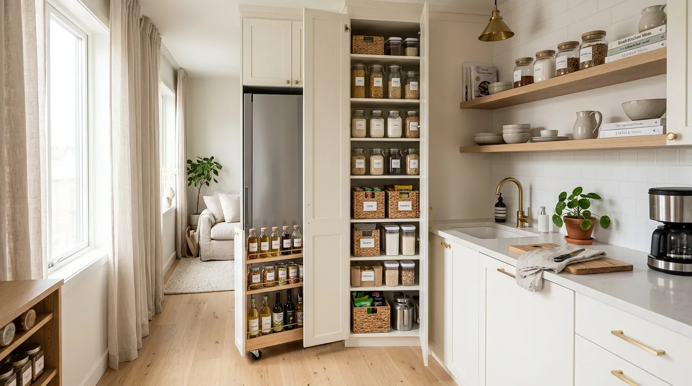 15 small kitchen pantry ideas every apartment owner needs