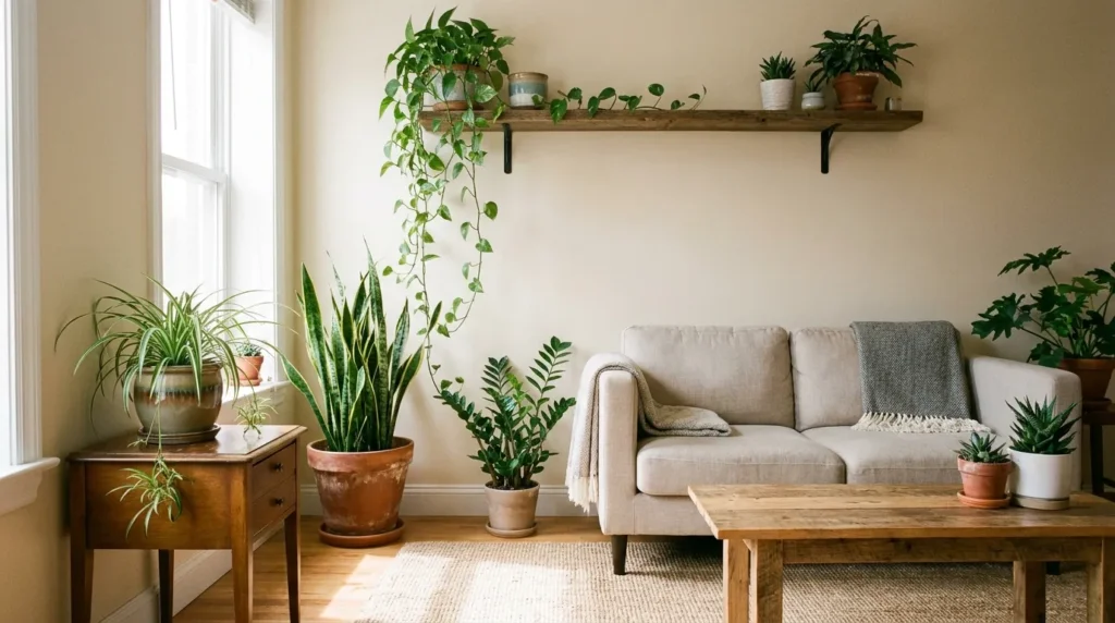 Add greenery with budget friendly plants