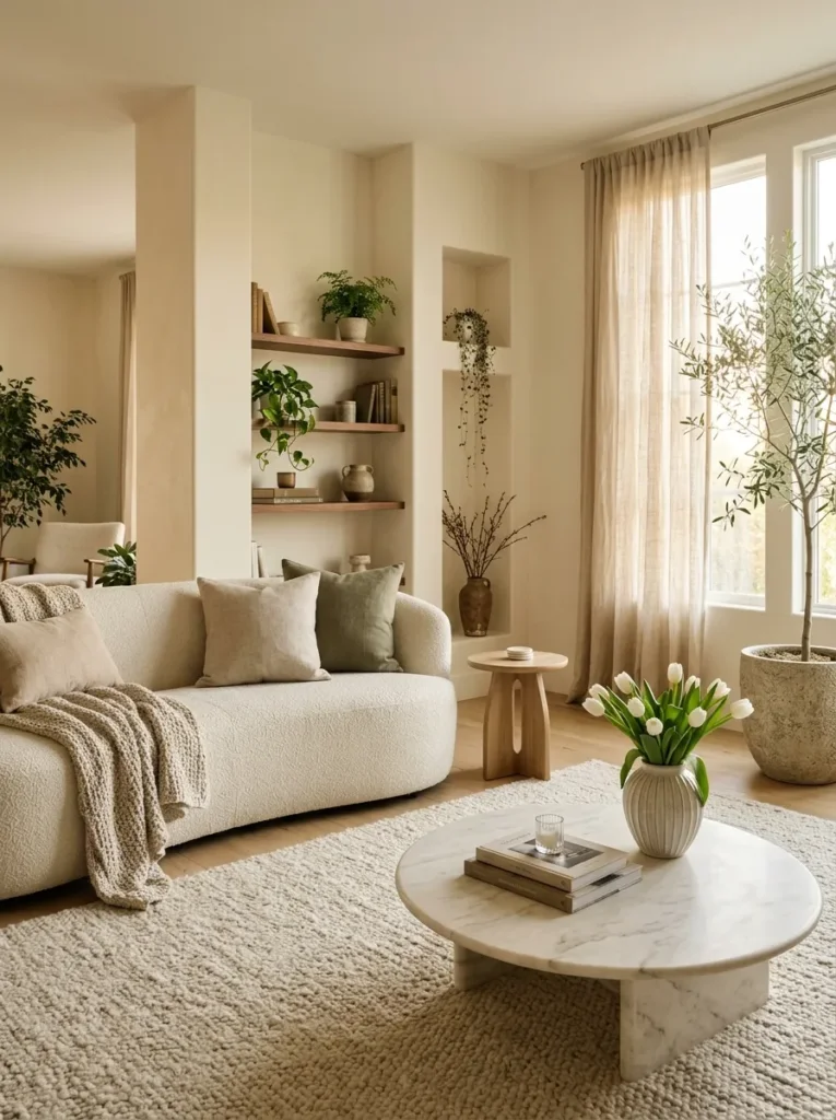 Add greenery and natural accents