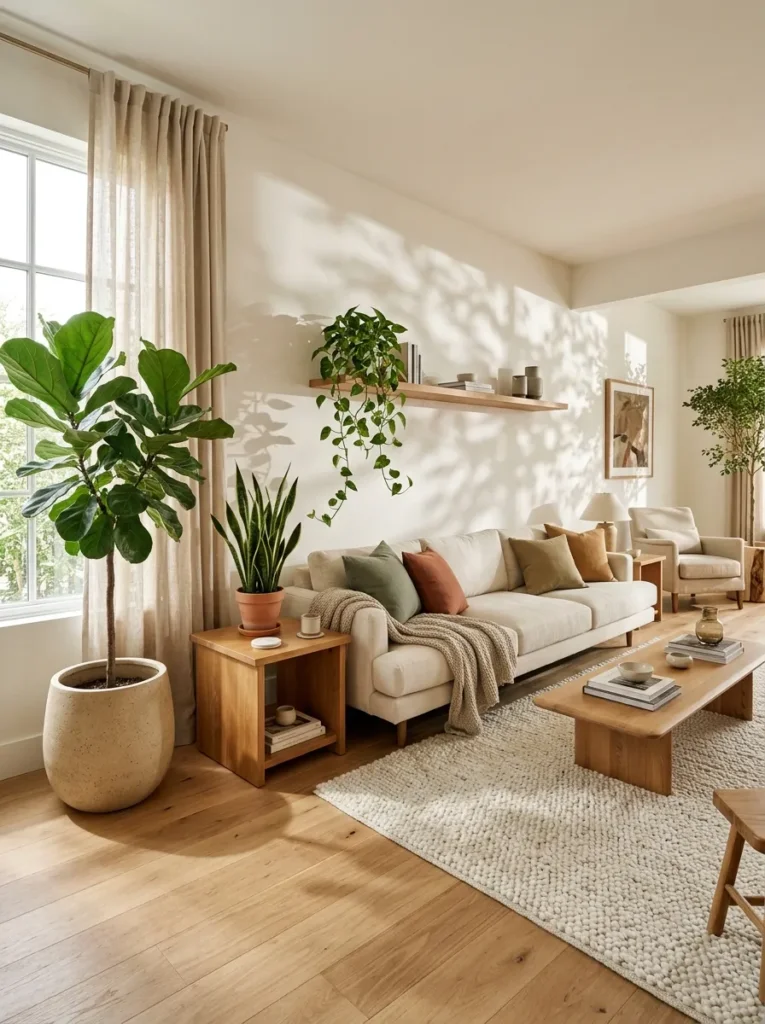 Add greenery for life and freshness