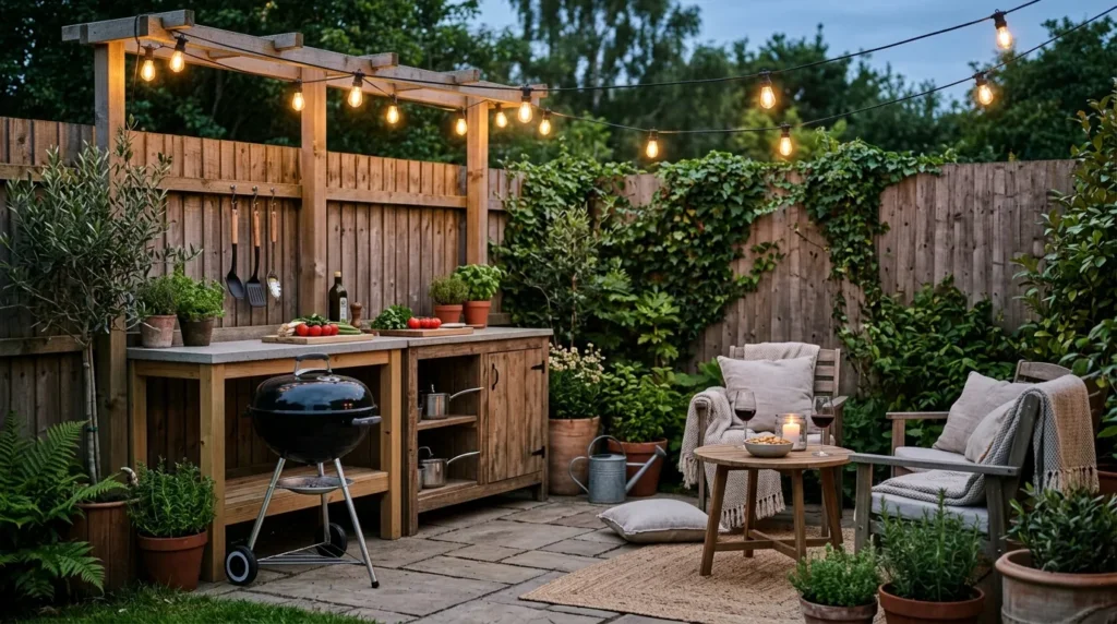 Add string lights instead of built in fixtures