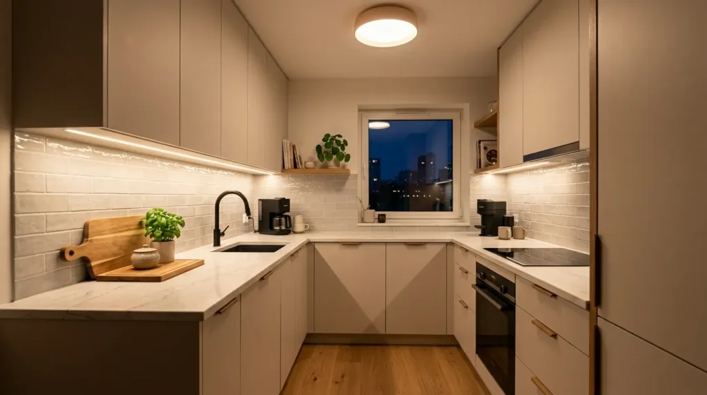 Add under cabinet lighting