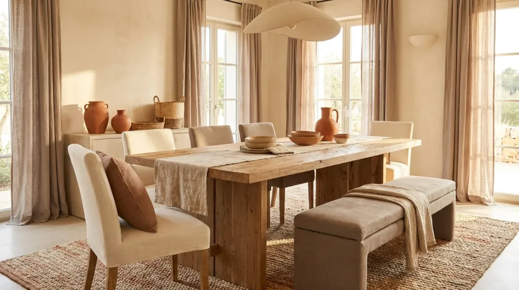 Add warmth with color and texture