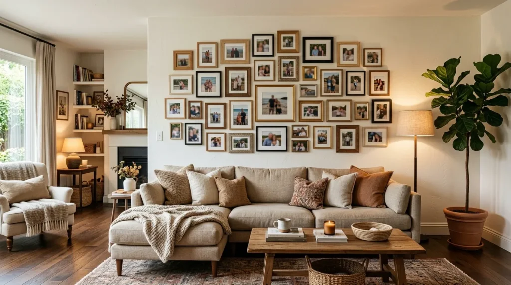 Add a family gallery wall