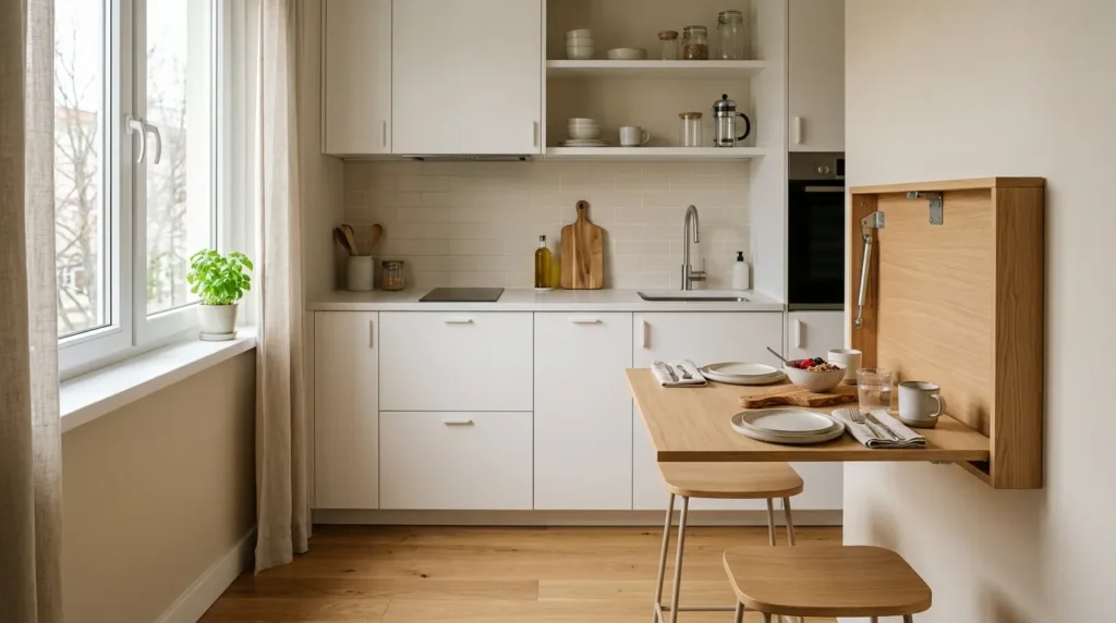 Add a fold down table
