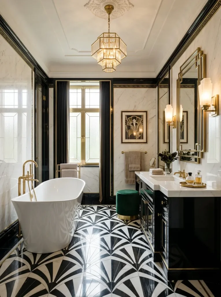 Art deco glamour