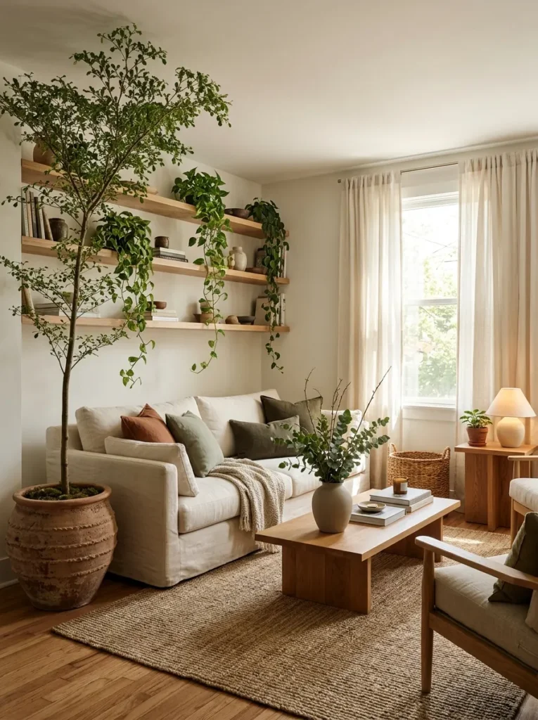 Bring nature indoors with plants and greenery