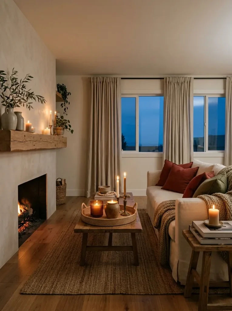 Bring in candles for instant atmosphere